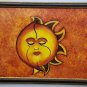 ORIGINAL SIGNED BERMUDEZ - EL SOL - SUN - ACRYLIC PAINTING LATINO HISPANIC ART
