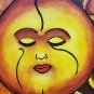 ORIGINAL SIGNED BERMUDEZ - EL SOL - SUN - ACRYLIC PAINTING LATINO HISPANIC ART