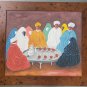 Original Signed Mokhtar Ghailan Morocco SHEIKHS & ARABIC WOMEN IN HAREM Painting