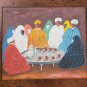 Original Signed Mokhtar Ghailan Morocco SHEIKHS & ARABIC WOMEN IN HAREM Painting