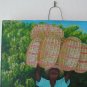 Rare Signed EMMANUEL DULCE Contemporary Art Painting Haiti - Listed Haitian Arti