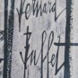 Vintage circa 1968 "Flowers" Litho Print Signed Bernard Buffet in the Stone pr