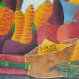 Vintage & Signed FanFan Kenol Naif Folk Haitian Art Painting on Canvas HAITI