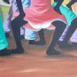 2002 Signed Rodrigue Ridor&Atilde;&copy; - 1990 PLEZI LAKAY Folk Naif Haitian Art Painting