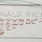 Signed T. NEEDLE Ronald Rich Egyptian Hieroglyphics NAME MEANING ART - Florida