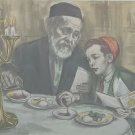 1966 Ida Libby Dengrove PASSOVER Twelve Drawings of Jewish Life Lithograph Art 1966 Ida Libby Dengrove PASSOVER Twelve Drawings of Jewish Life Lithograph Art