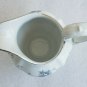 (1) Johann Haviland Blue Garland DAIRY CREAMER PLATINUM HANDLE Bavarian Germany