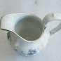 (1) Johann Haviland Blue Garland DAIRY CREAMER PLATINUM HANDLE Bavarian Germany
