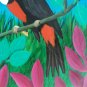 Rare 1985 Martin Bessega Toucan Bird Jungle Art Painting Venezuela Listed Artist