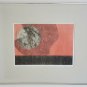 1968 Signed & Original Ruth Ensign 8/10 âRed Omenâ Collograph Etching Art Print