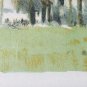 1963 Rare Hand Signed Gerard Panet French Landscape Art Scene Artist Proof Print