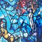 Marc Chagall The Kiss of Peace - United Nations Windows Poster Art Print UNICEF