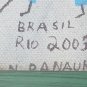 2003 Signed N. Ranauro Afro Brazilian Brasil CHRIST Art Painting Rio Brazil