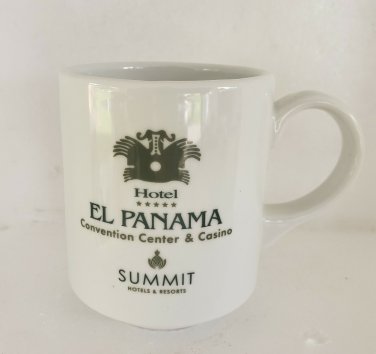 EL PANAMA Hotel & Casino Convention Center White Ceramic Coffee Mug Panama City