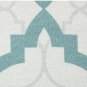 NEW (1) JCPenney JCP Quinn Geo Stone Blue Grommet Curtain Panel 50 x 84