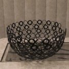 Handmade Original Reclaimed Recycled Metal Washer Art Display Bowl by Tammy Roy