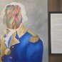 (2) Michael Ford GEORGE WASHINGTON Large Contemporary Art Painting U.S President