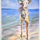 2023 Rudin Karyanto Mother & Daughter Expressionism Art Painting on Canvas