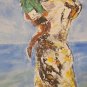 2023 Rudin Karyanto Mother & Daughter Expressionism Art Painting on Canvas