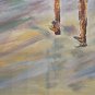 2023 Rudin Karyanto Mother & Daughter Expressionism Art Painting on Canvas
