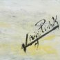 Signed Virginia Praschnik - Driftwood - OIl Painting COA Miami, Florida Artist