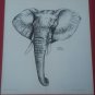 Signed Kathleen Zuchniak African Head Stand 13/250 Lithograph Art Print Africa