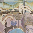 1989 Framed & Signed LU HONG - Magic - 24/300 Serigraph Art Print On Rice Paper 1989 Framed & Signed LU HONG - Magic - 24/300 Serigraph Art Print On Rice Paper