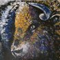 2019 Rudin Karyanto - Wander Bull - Abstract Expressionism Art Canvas Painting