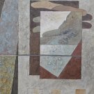 Original 1991 Andrew P. Baitman Acadian Head Land I Large Abstract Art Painting