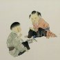 20th CENTURY ORIENTAL ASIAN FINE ART CHINESE CHILDREN PLAY WATERCOLOR PAINTING