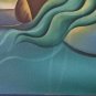 Signed Marcelus Jean Renel Portrait of a Woman Contemporary Art Painting Haiti