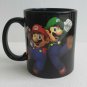 NEW Nintendo Super Mario Bros. Video Game Mario & Luigi Ceramic Black Coffee Mug