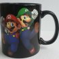NEW Nintendo Super Mario Bros. Video Game Mario & Luigi Ceramic Black Coffee Mug