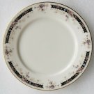 (1) Gorham Fine China NOCTURNE Gold Trim Multicolor Flowers 8 1/4" Salad Plate (1) Gorham Fine China NOCTURNE Gold Trim Multicolor Flowers 8 1/4" Salad Plate