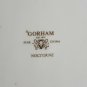(1) Gorham Fine China NOCTURNE Gold Trim Multicolor Flowers 8 1/4" Salad Plate