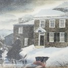 Vintage DAVIS GRAY Washington's Headquaters Valley Forge Watercolor Art Print
