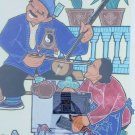Signed ZHOU ZHUN HUI Chinese Contemporary Cubist Art Asian Painting Red Seal ZEN