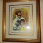 Circa 1970's Sandu Liberman "Grandfather" Framed Artwork Signed In Pencil and Nu
