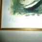 Circa 1970's Sandu Liberman "Grandfather" Framed Artwork Signed In Pencil and Nu