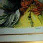Circa 1970's Sandu Liberman "Grandfather" Framed Artwork Signed In Pencil and Nu