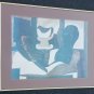 Rare 1960s Pablo Picasso "Still Life A La Tete Antique" Vintage Art Penn Print