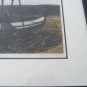 Hand Signed Francis Kelly "Net Bending" H/C Framed Aquatint Etching Print Art