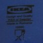IKEA Mug 4'' in Fargrik Syntes Blue Gloss Color Stackable by IKEA Made In Romani