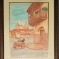 Signed William Correa Scenic Cartegena Colombia Cityscape Latino Art Painting