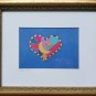 Original Jane Murray Lewis - LUNAR LOVE - Framed Painting on Silk