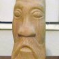 Original Hand Carved "Face of a Man" Sculpture Butternut Wood Art Untitled Man B