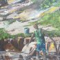 Vintage 1940 Stephen V. Horton African American Black Memorabilia Art Painting