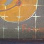 Ramsey Vintage Cartoon -Like Children Riding on a Bike Acrylic Art Painting
