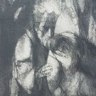 1964 Signed Ltd. Ed. Martin Mondrus - David & Absalom - 10/18 Judaica Art Print 1964 Signed Ltd. Ed. Martin Mondrus - David & Absalom - 10/18 Judaica Art Print