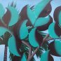1984 Martin Bessega Naif Jungle Lion Painting Argentina Venezuela Listed Artist